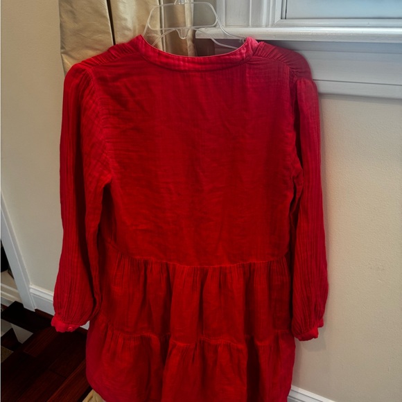 Anthropologie Raspberry Gauze Kallie Swim Coverup Dress XS nwt - Picture 8 of 8